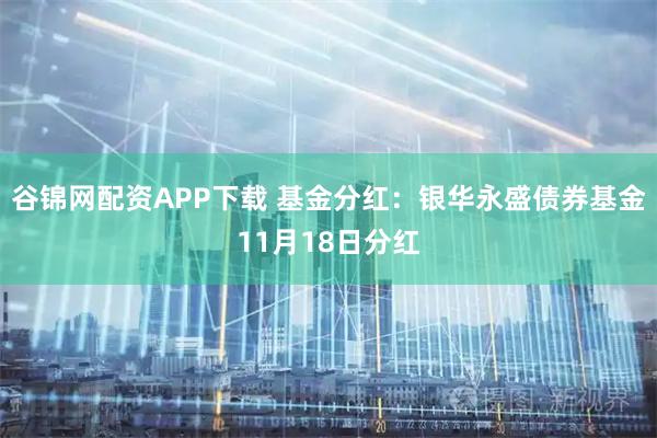 谷锦网配资APP下载 基金分红：银华永盛债券基金11月18日分红