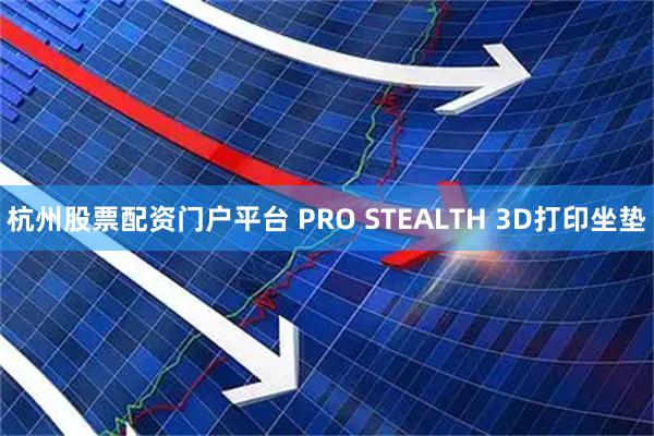 杭州股票配资门户平台 PRO STEALTH 3D打印坐垫
